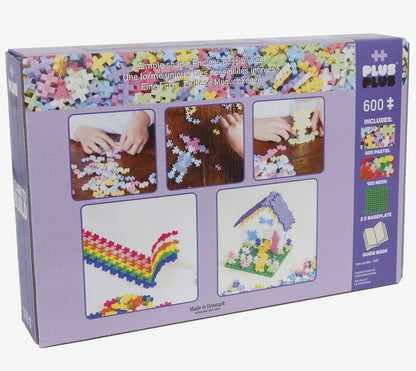 Plus Plus™️ Learn to Build Super Set Pastel 600pcs