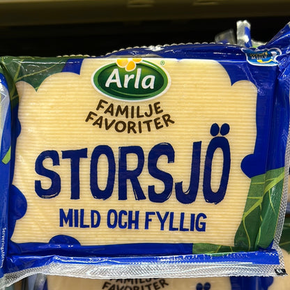 Arla Storsjö Cheese 31% Fats 1.2kg (More than 120slices) SWEDEN