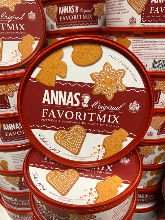 ANNAS Original Pepparkakor (Ginger Cinnamon) FavouriteMix 275g