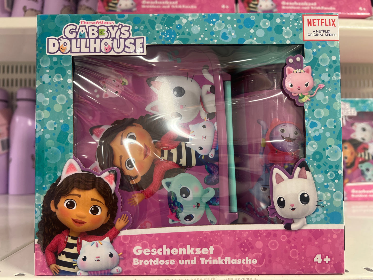 Gabby’s Dollhouse Launch Box & Waterbottle