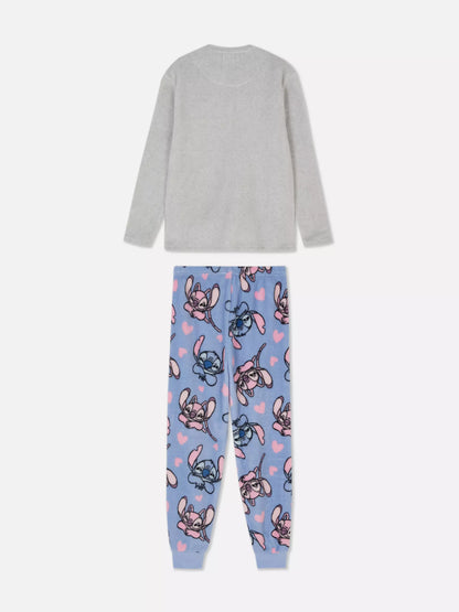Disney Stitch & Angel Pajamas Gray