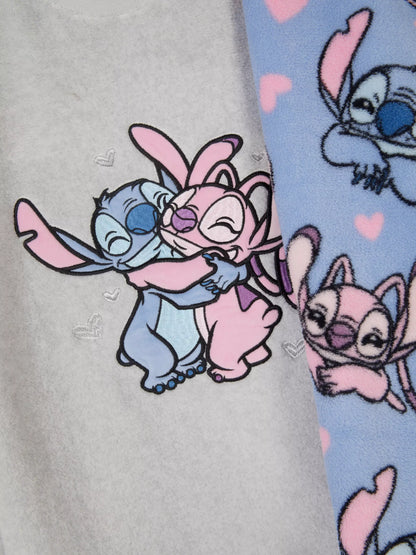 Disney Stitch & Angel Pajamas Gray