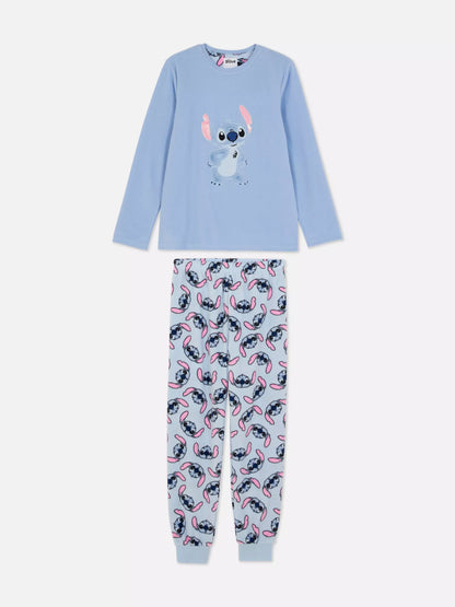 Disney Stitch Pajamas Blue