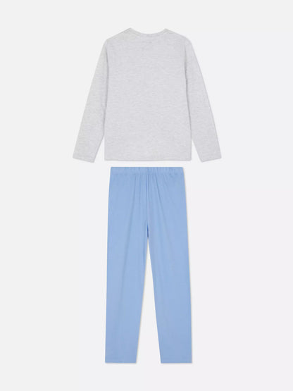 Disney Stitch Pajamas Grey Blue