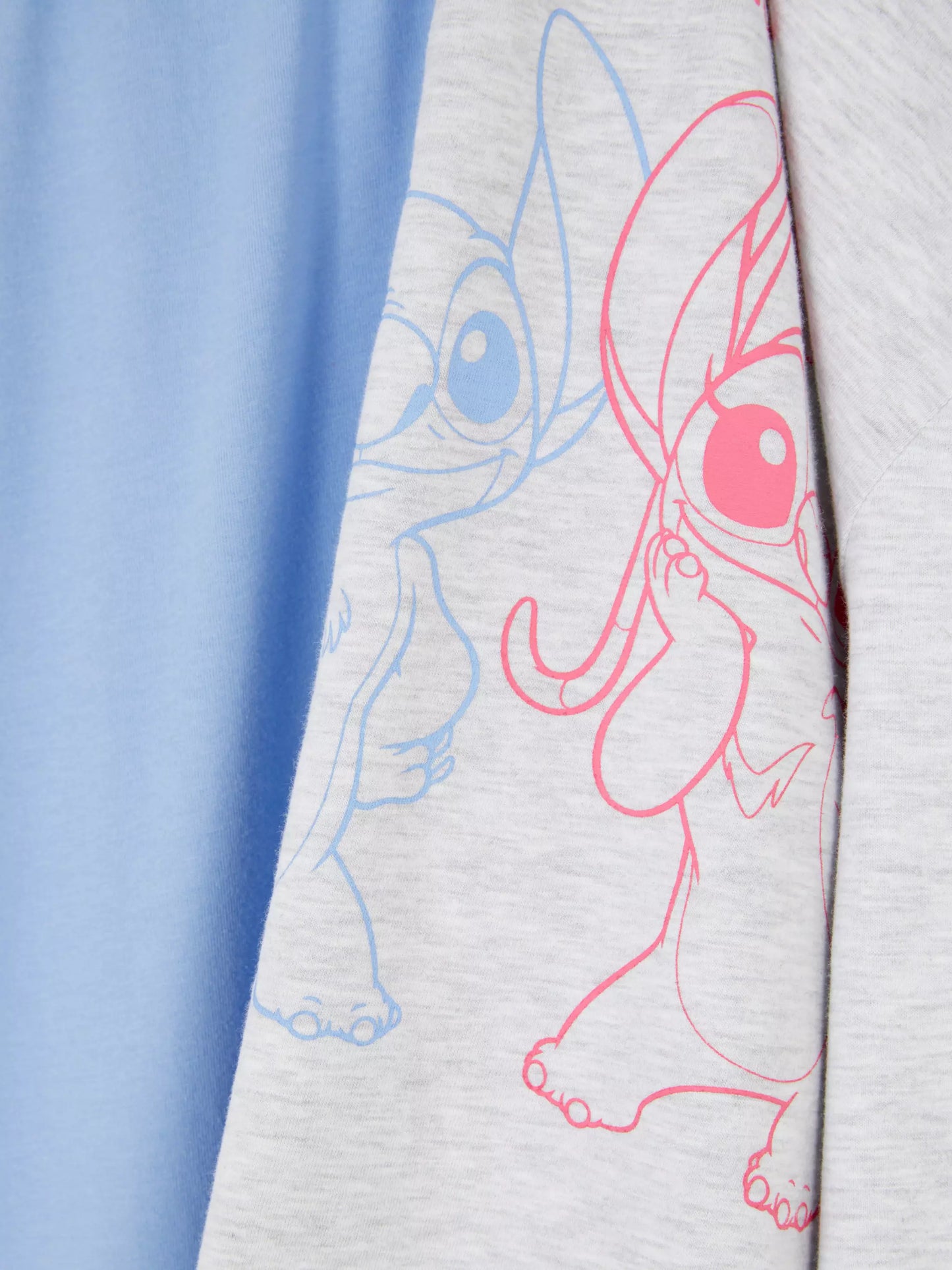 Disney Stitch Pajamas Grey Blue