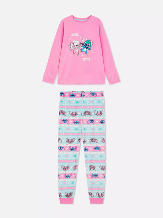Disney Stitch Pajamas with Norwegian pattern
