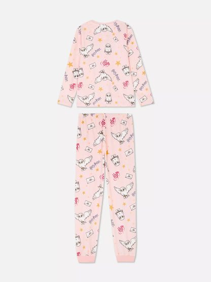 Harry Potter Hedwig Velour Pajamas
