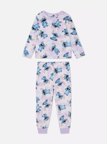 Disney Stitch Pajamas purple