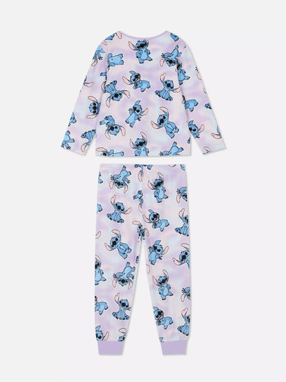 Disney Stitch Pajamas purple