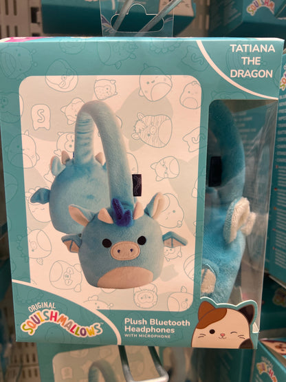 Squishmallows Plush Tatiana The Dragon Headphones (WIRELESS)