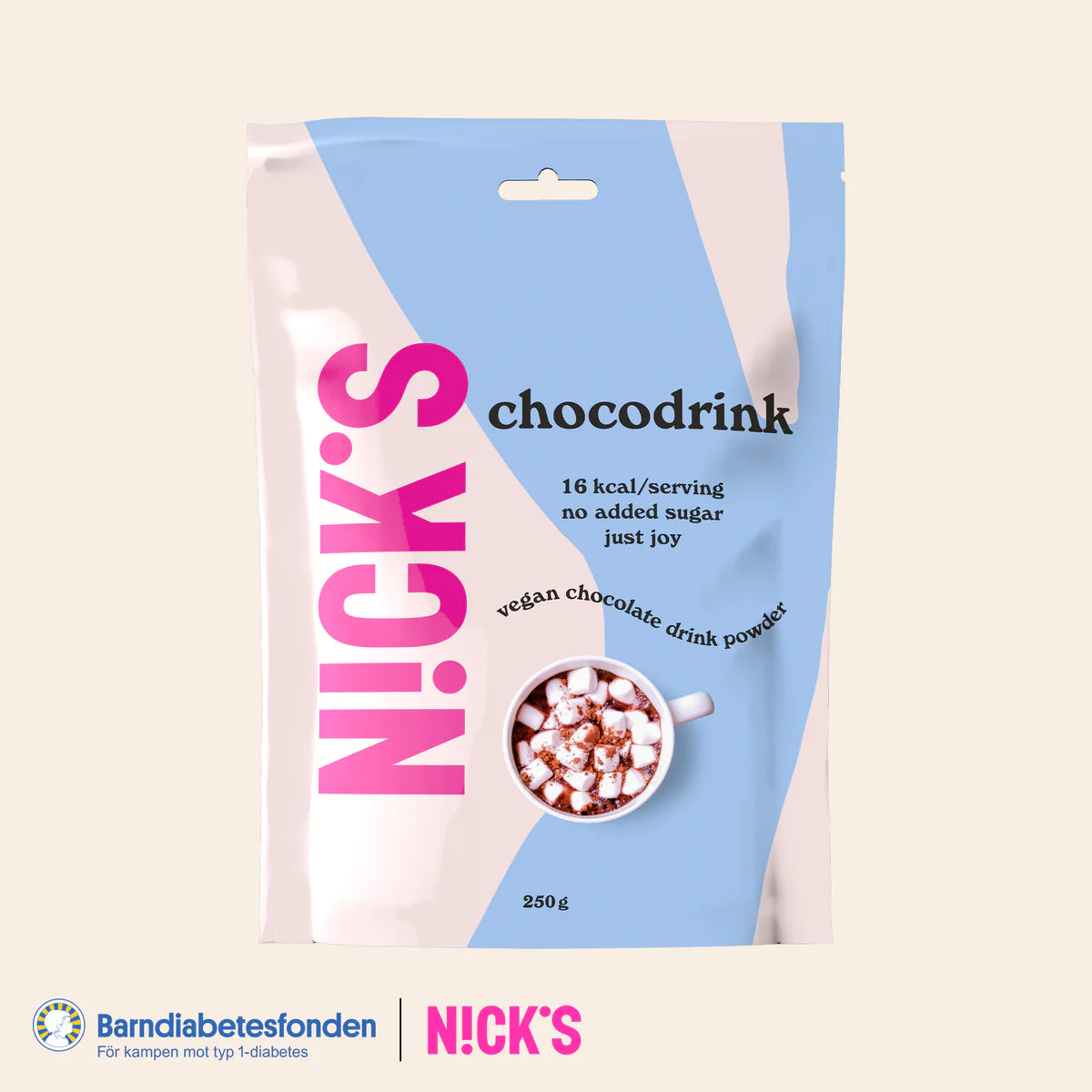 N!CK’S Chocodrink (Low Calories/No added sugar) 250g