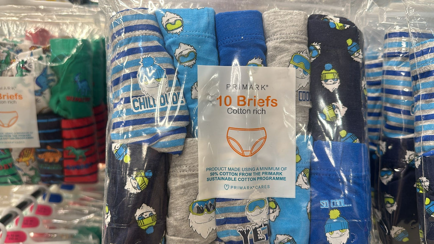 Briefs Primark mixed Chill Dude 10’s