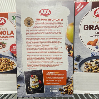 AXA Roasted Oats Granola (Hazelnut & Cashew) 475g (NEW)