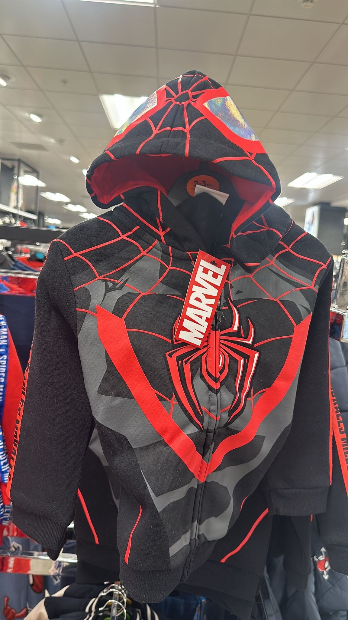 Marvel Spider-Man Black Jacket