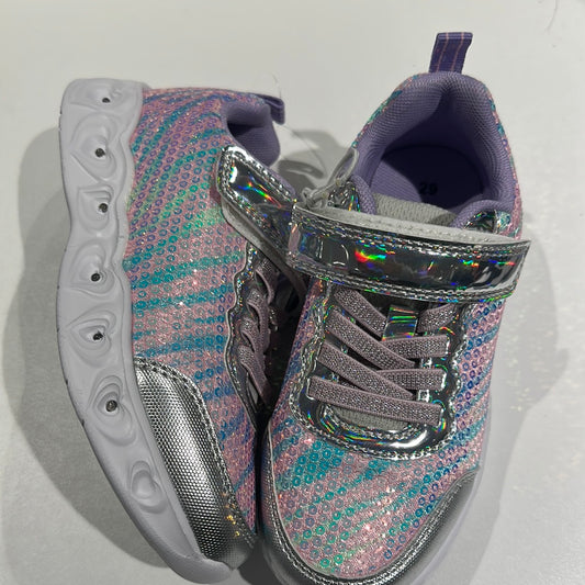 Kid’s Sneakers Purple Rainbow (LED)