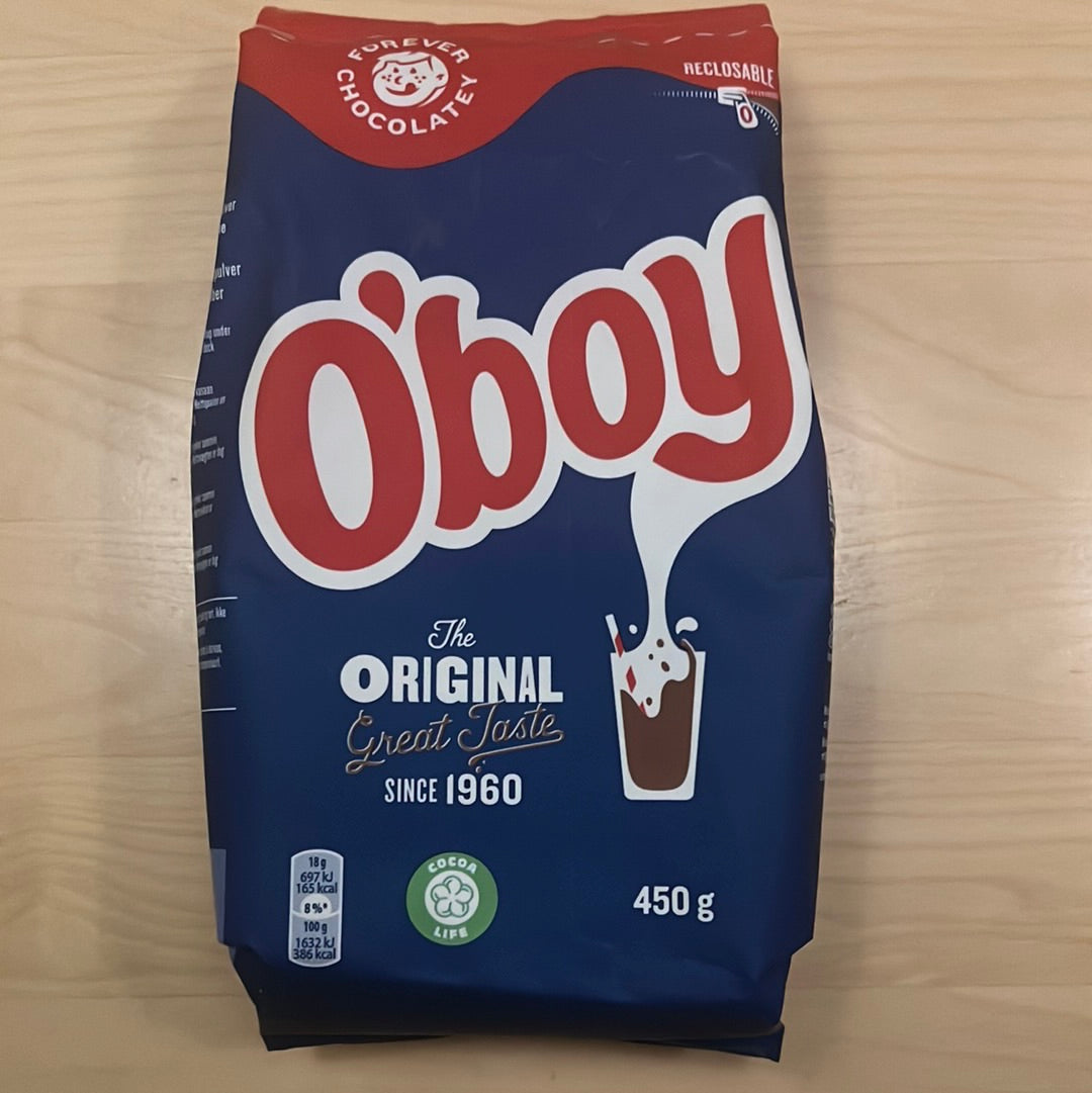 O’boy Cocoa Hot Chocolate 1960 450g