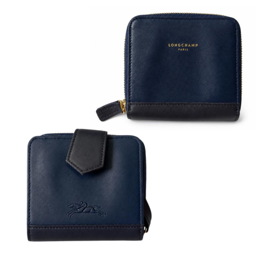 Longchamp Le Foulonné Compact Zip Wallet