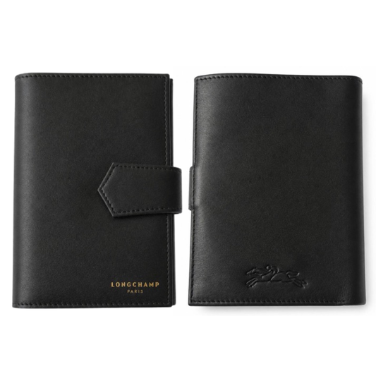 Longchamp Le Foulonné Compact Wallet with Strap