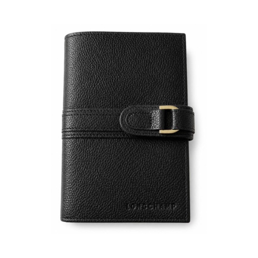 Longchamp Le Foulonné Long Strap Wallet (Pebbled Grainy Leather)