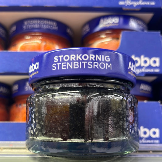 ABBA Caviar Stenbitsrom Black (Large grain) 80g