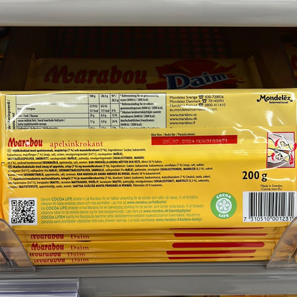 Marabou Orange Caramel 185g