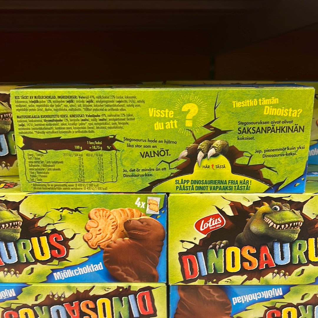 Lotus Dinosaurus Chocolate Biscuit 150g