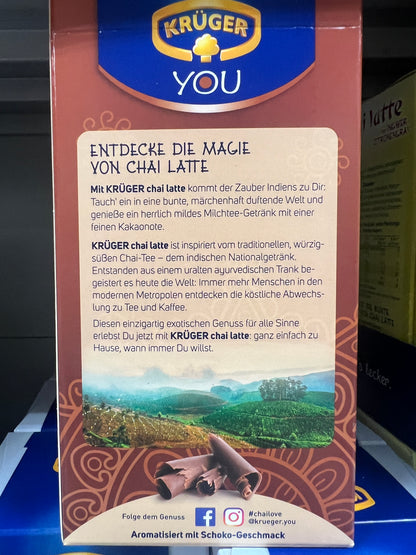 KRUGER Chai Latte (Chocolate) 10x25g