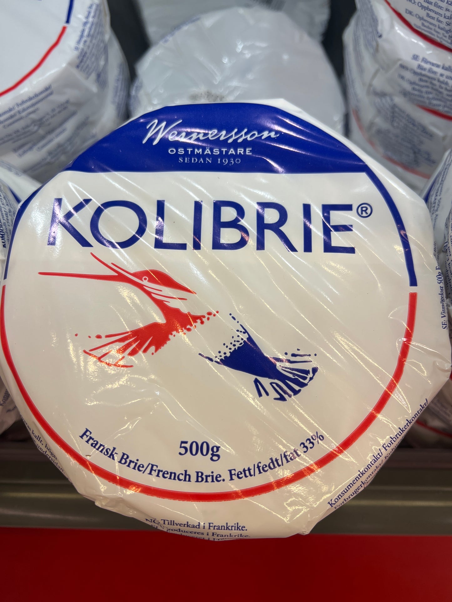 Kolibre Sweden BRIE 33% Soft & Rich Cheese 500g