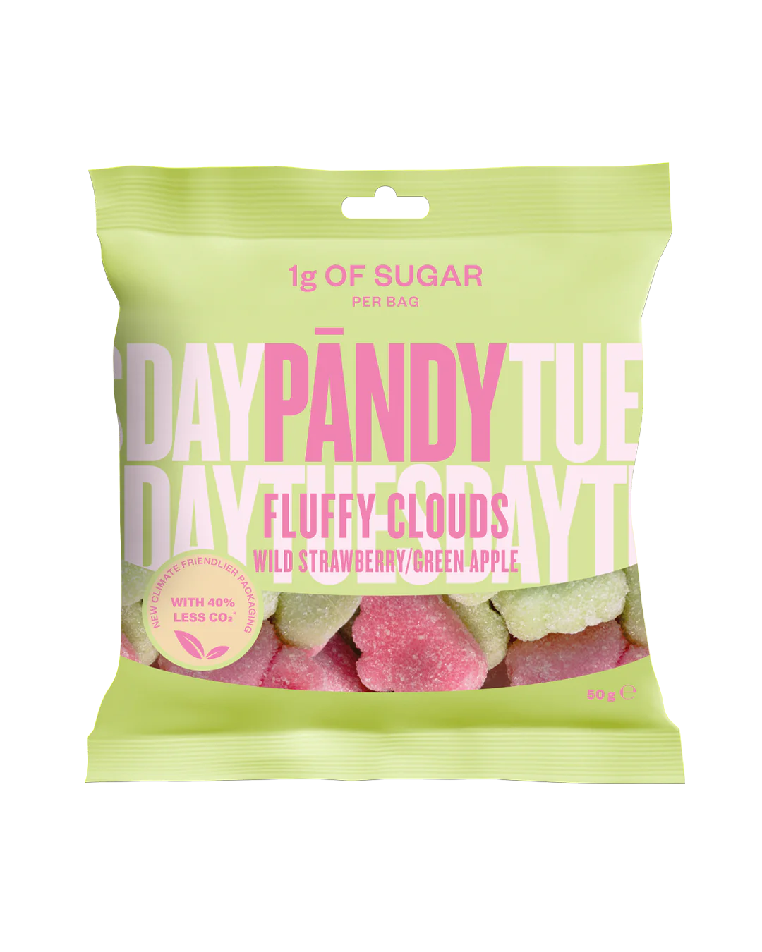 Pandy Gummy Fluffy Clouds (1g Sugar per pack) 50g