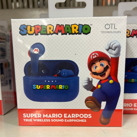 QTL Super Mario Wireless EarPods (Blue)