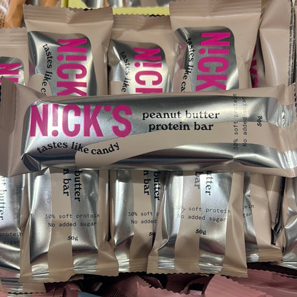 N!CK’S Protein Bar Peanut Butter (15g Protein, SUGAR FREE) 3x50g