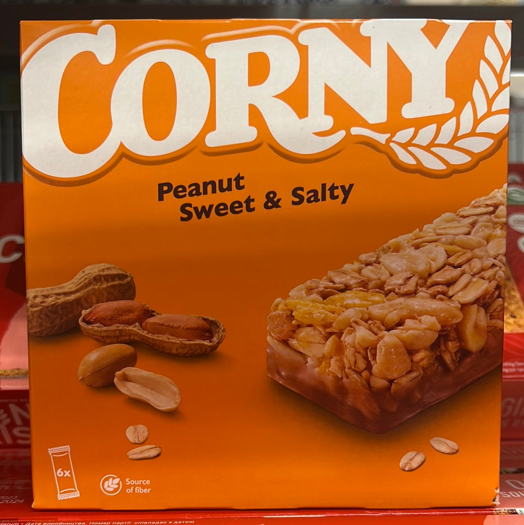 Corny Cereal Bar Peanut Sweet & Salty 6 x 25g