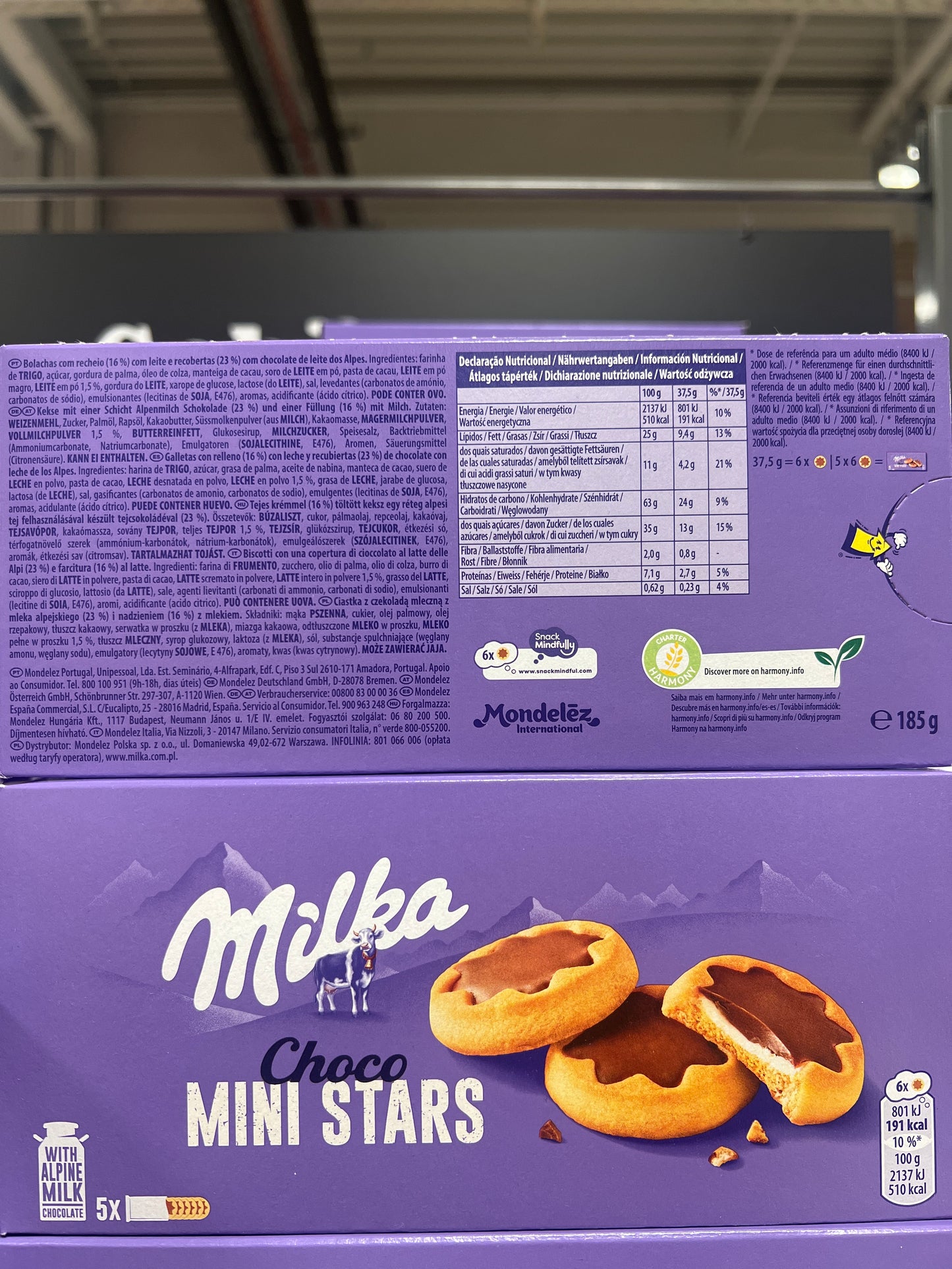 Milka Choco Mini Star 5x6’s 185g
