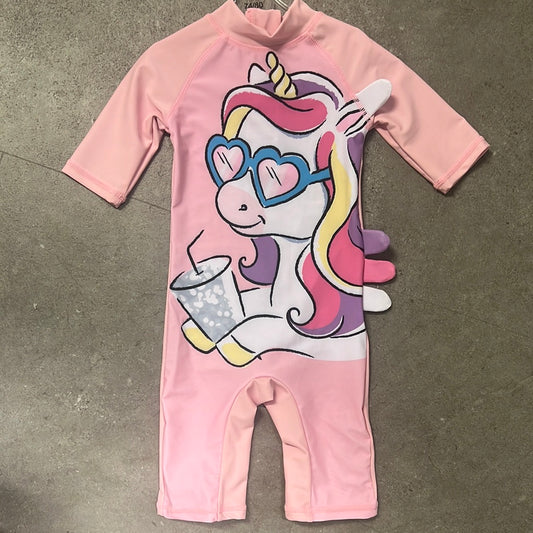 SwimWear Unicorn Body Suit 100% Polyester