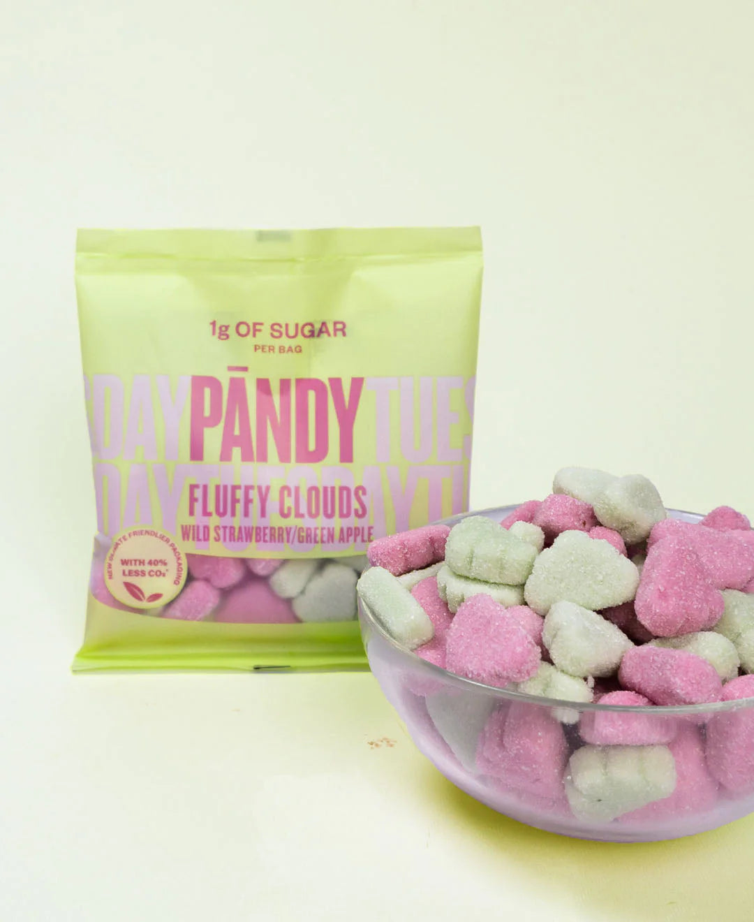 Pandy Gummy Fluffy Clouds (1g Sugar per pack) 50g