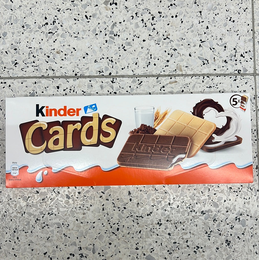 Kinder Cards Biscuit 10’s 128g