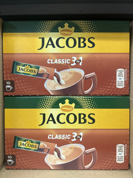 Jacobs Coffee 3in1 10x18g Sticks