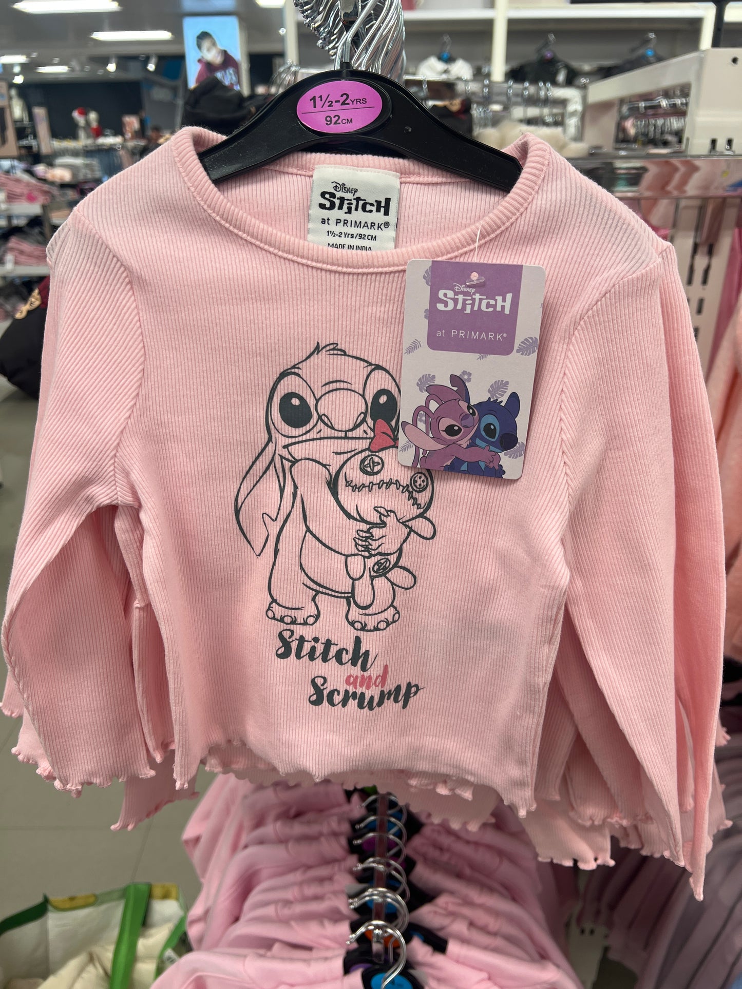 Disney Stitch & Scrump Long Sleeves