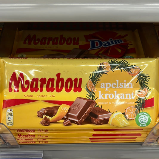 Marabou Orange Caramel 185g