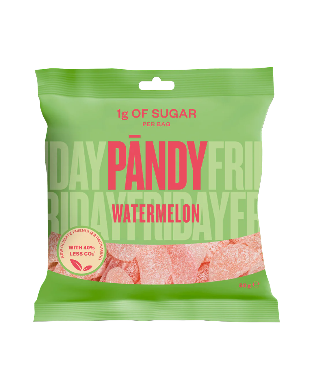 Pandy Gummy Watermelon (1g Sugar per pack) 50g