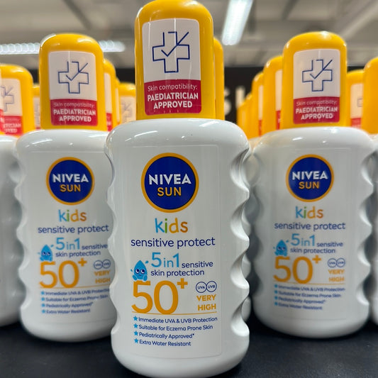 Nivea Kids SunScreen 5-in-1 Spray SPF50 (Paediatrician Approved)