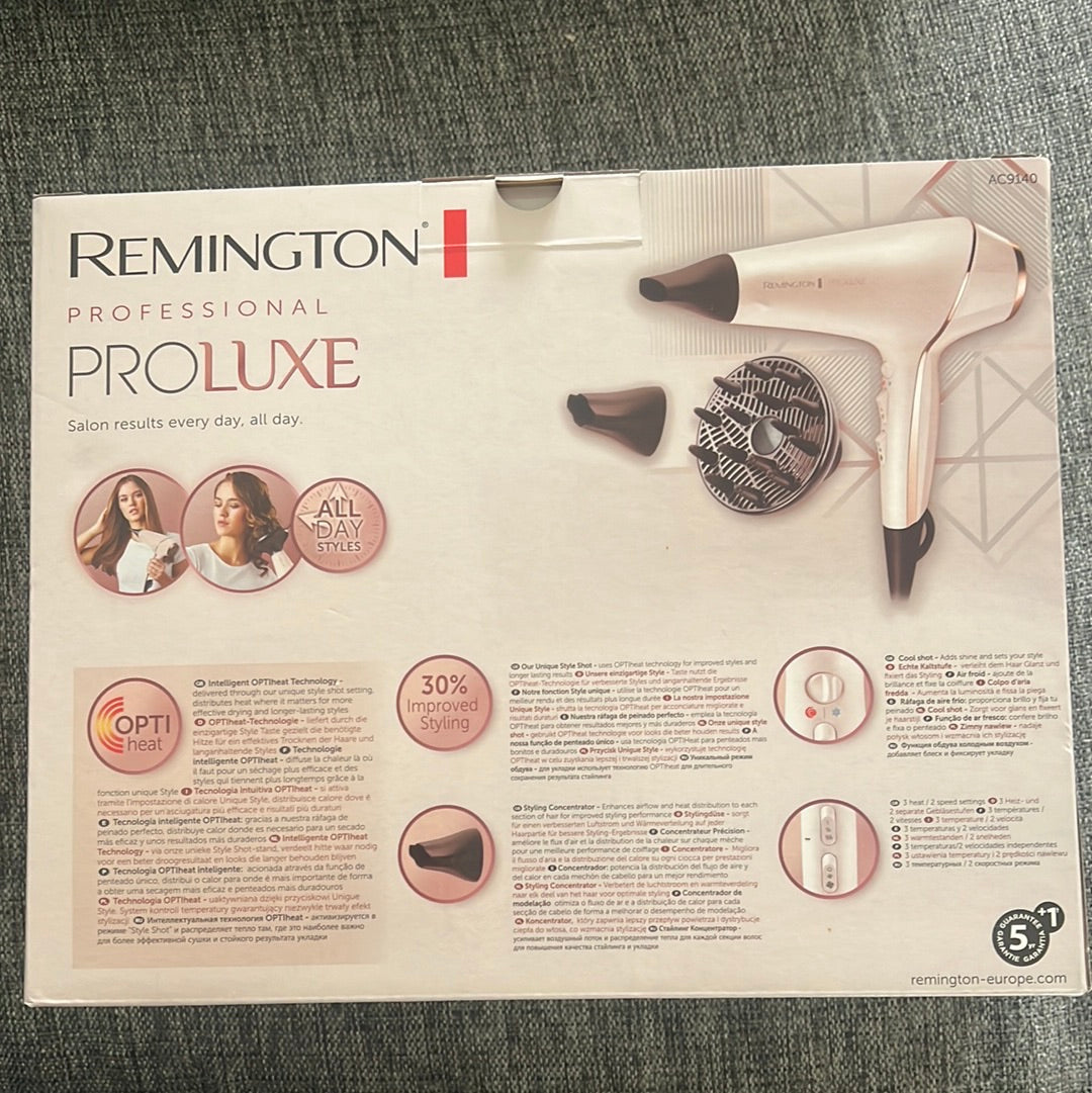 Remington ProLuxe AC9140 Salon Hairdryer (Professional) 2400w