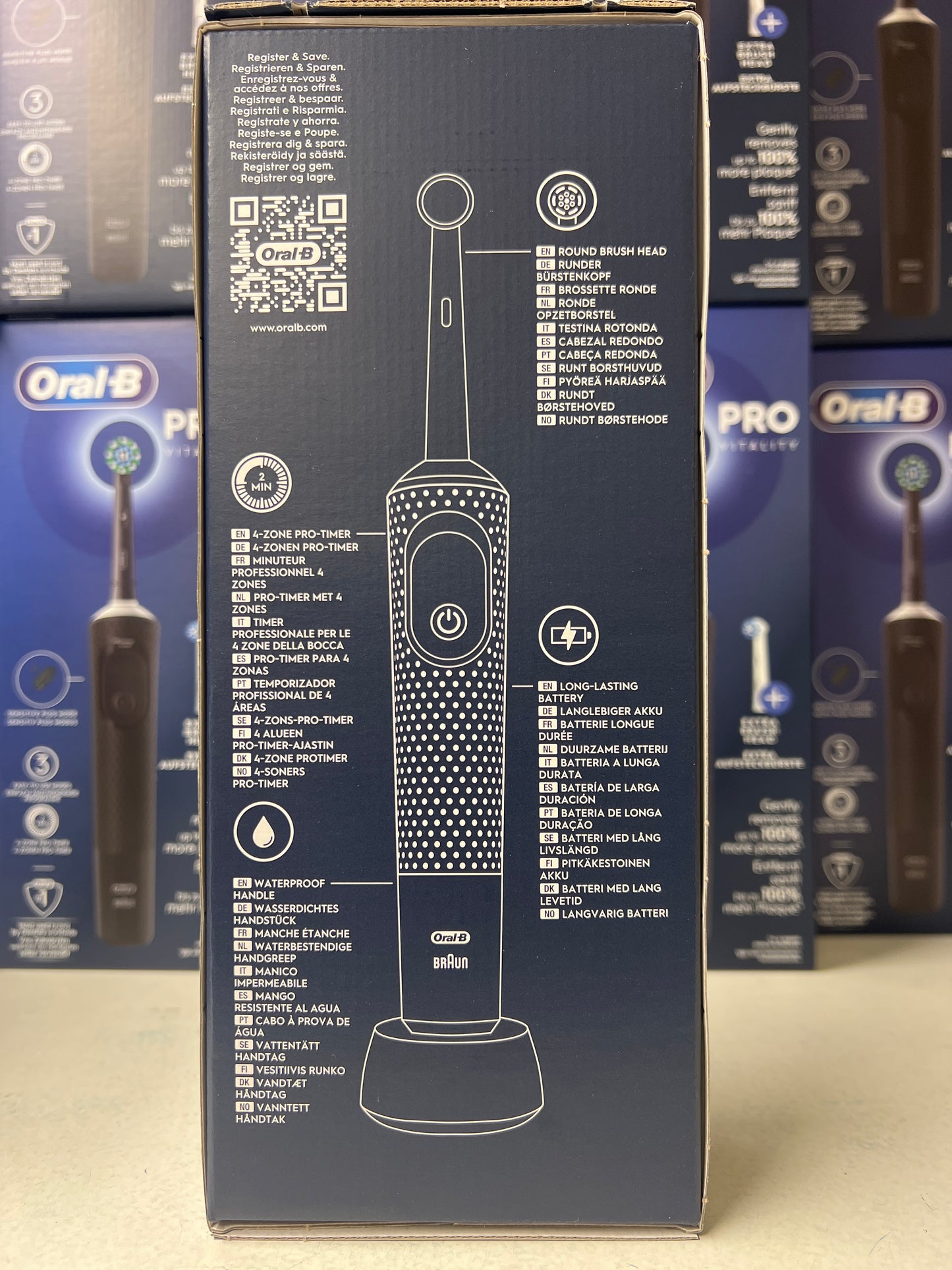 Oral-B Pro Vitality (Black + Extra Refill)