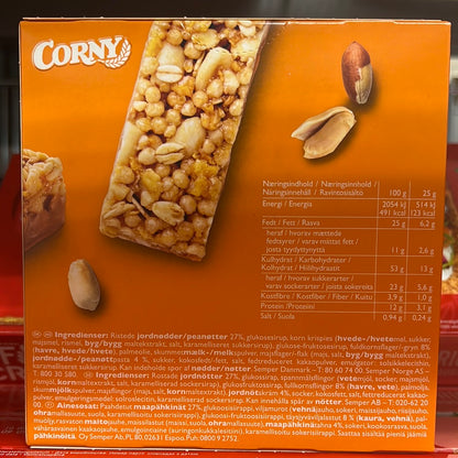 Corny Cereal Bar Peanut Sweet & Salty 6 x 25g