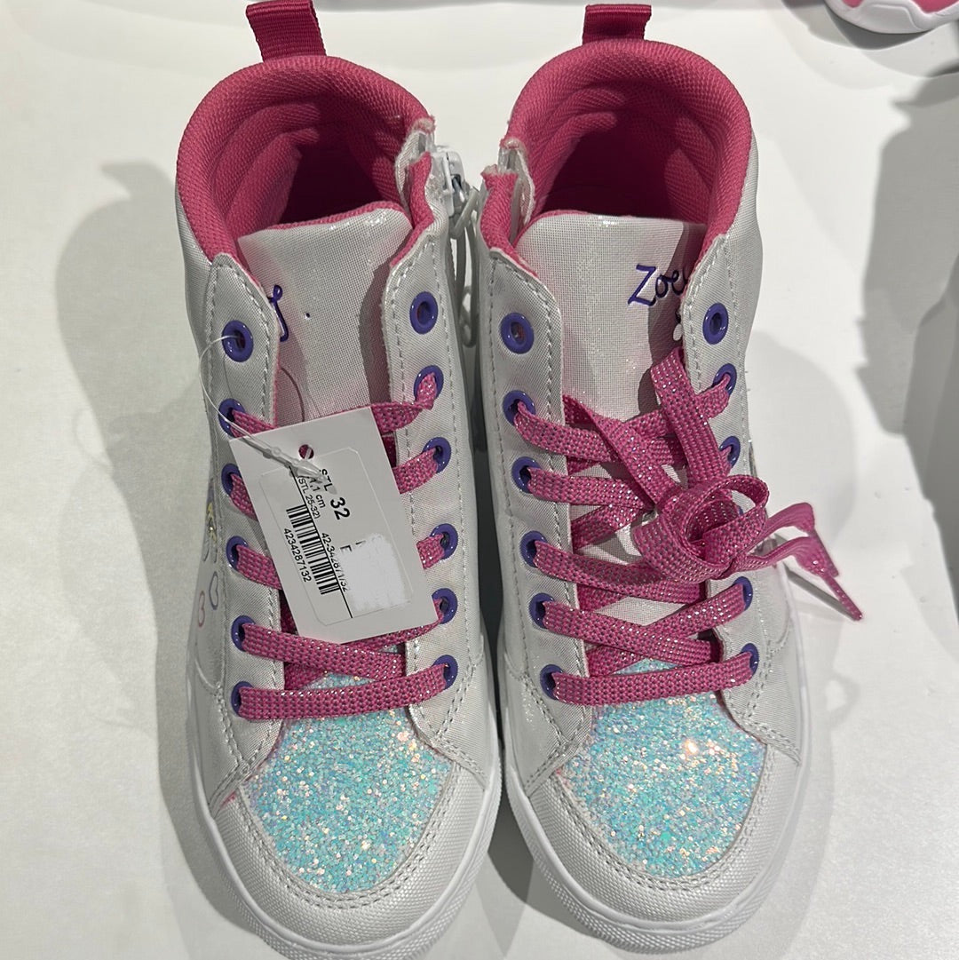 Kid’s Sneakers High-Cut Unicorn Shimmer