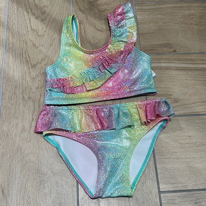 SwimWear Rainbow Scale 2-Pieces 100% Polyester