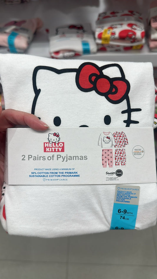 Hello Kitty Pajamas Baby 2 Sets Bundle