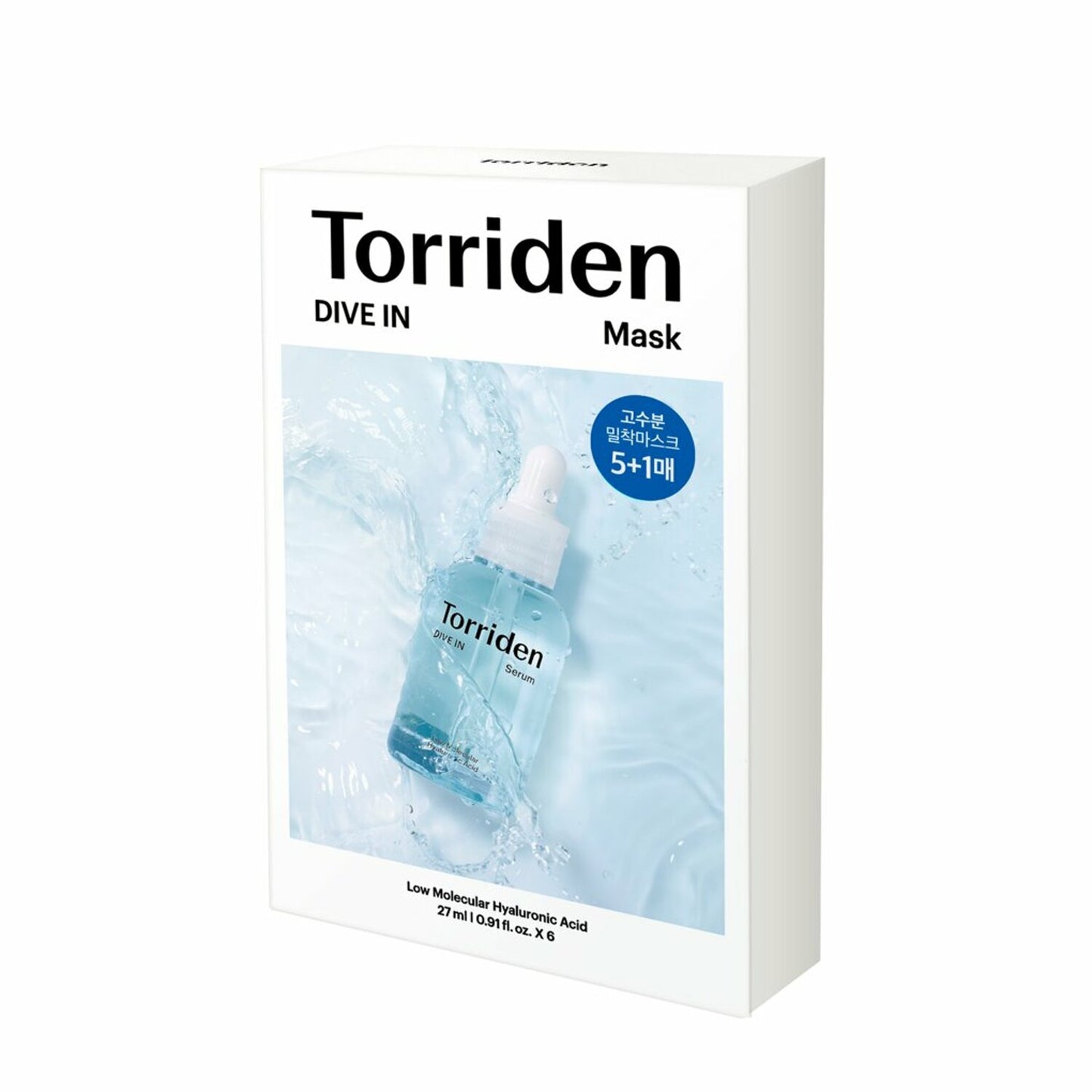 Torriden Dive In Low Molecular Hyaluronic Acid Mask Sheet (6pcs)