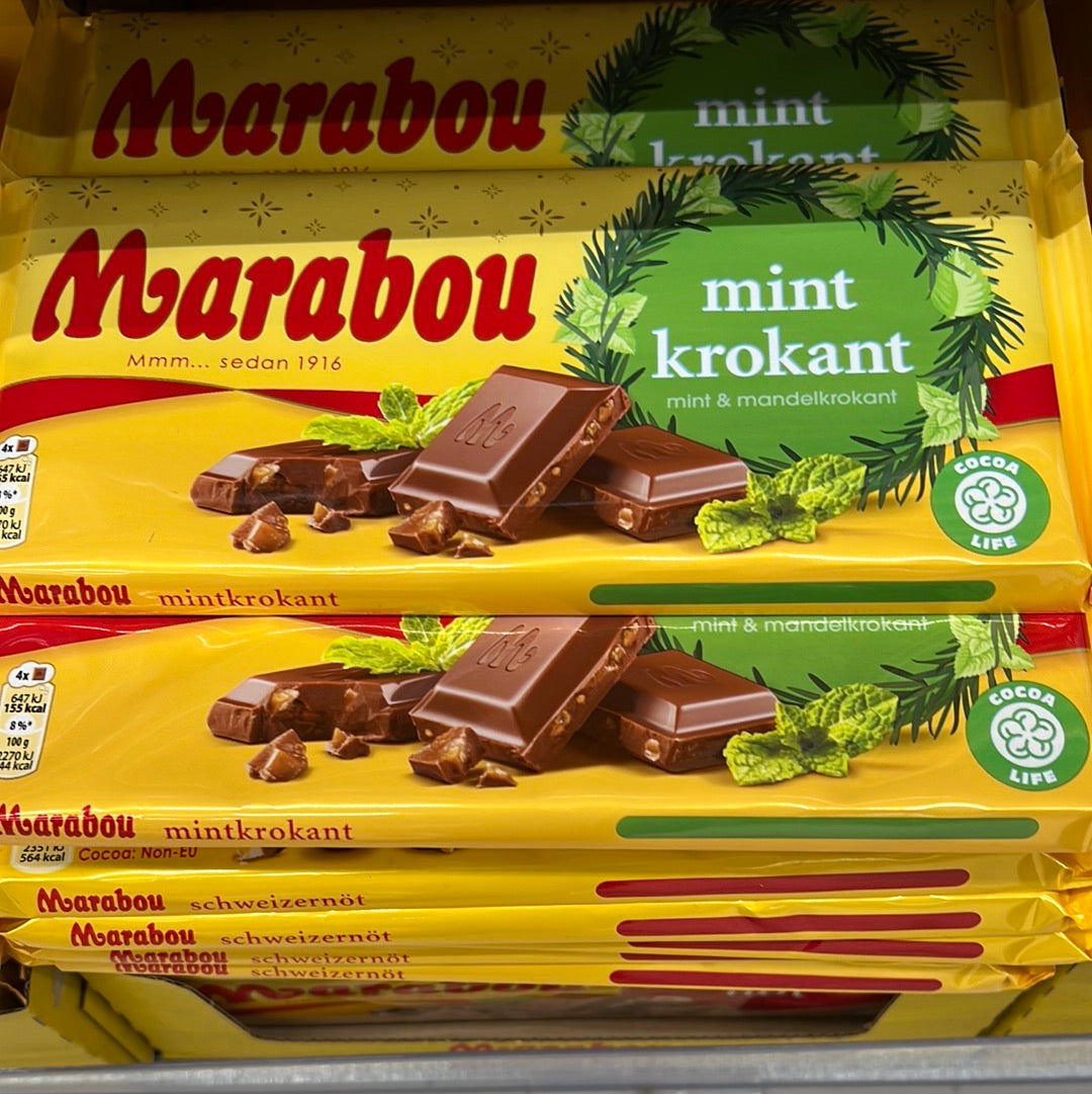 Marabou Caramel Mint 200g