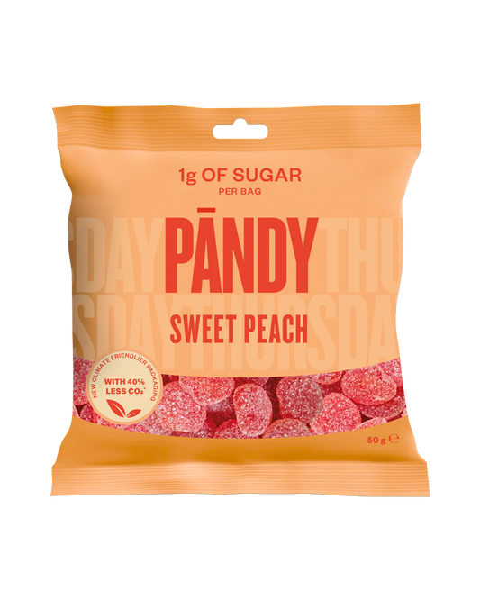 Pandy Gummy Sweet Peach (1g Sugar per pack) 50g